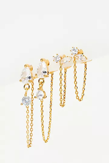 Set of Two Raw Stone Earrings | Anthropologie (US)