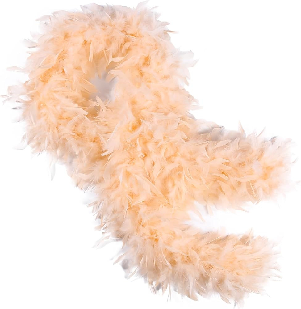 THARAHT 19 Color- 40/60g 2Yard Chandelle Feather Boa Dancing Wedding Party Halloween Costume Deco... | Amazon (US)