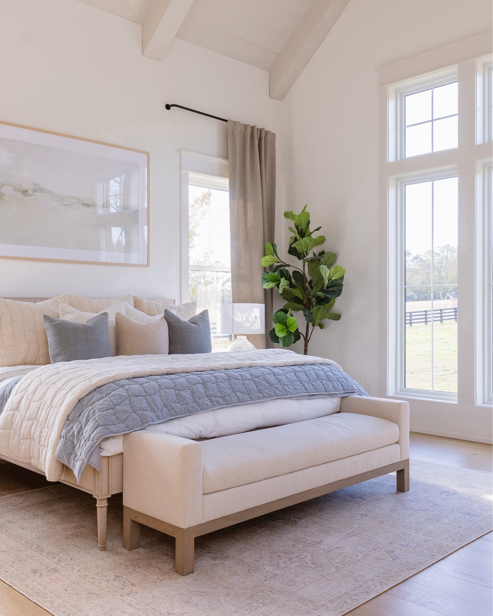 You're looking for how I styled those Wayfair rugs with my current furniture, I linked it all here. 