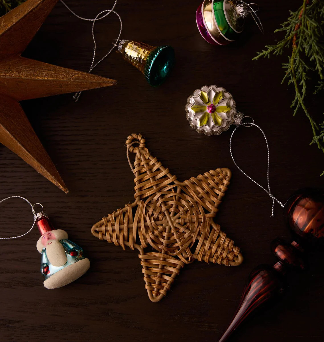Woven Star Ornament | Amber Interiors