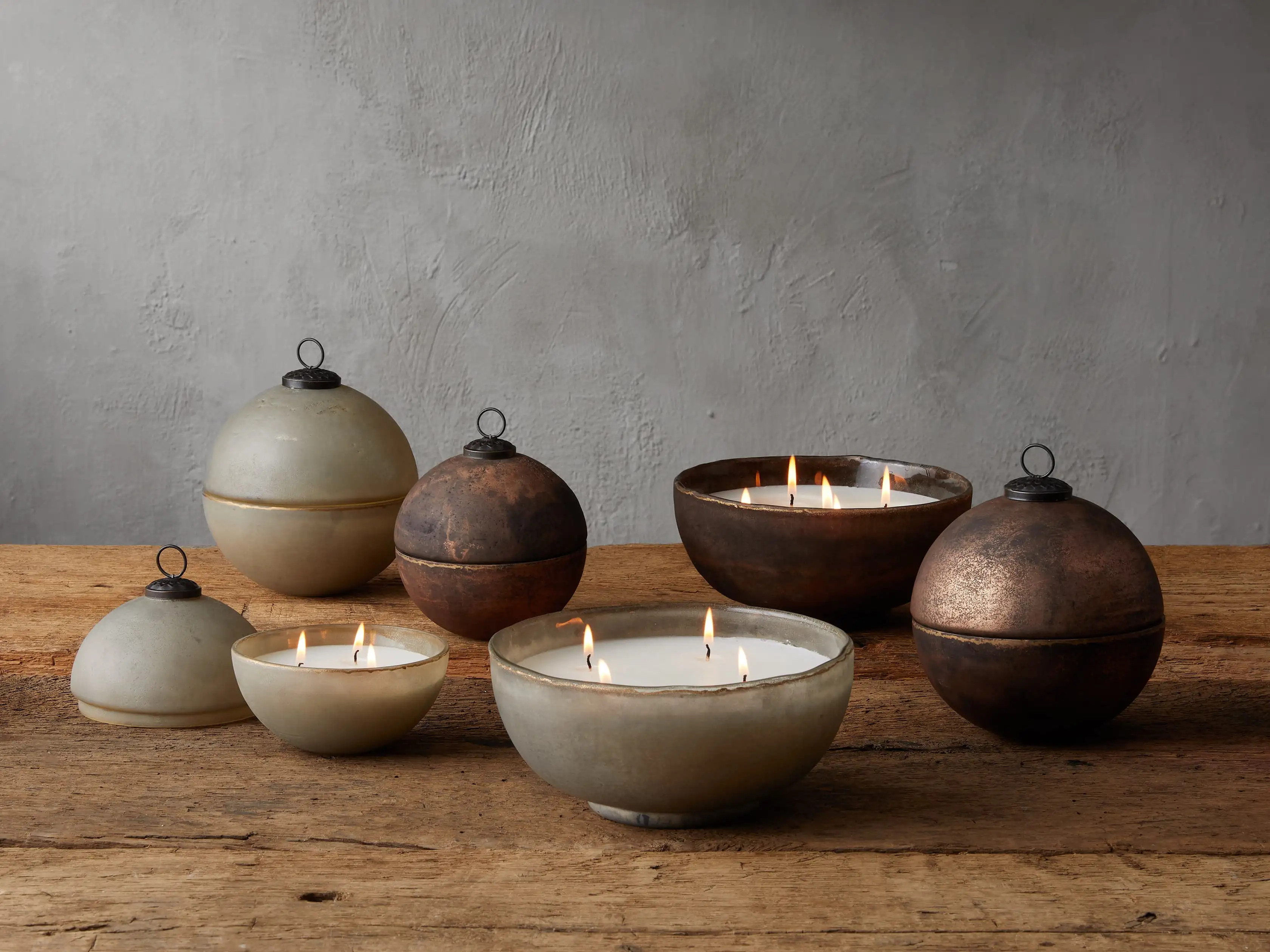 Oakwood Ornament Candle | Arhaus