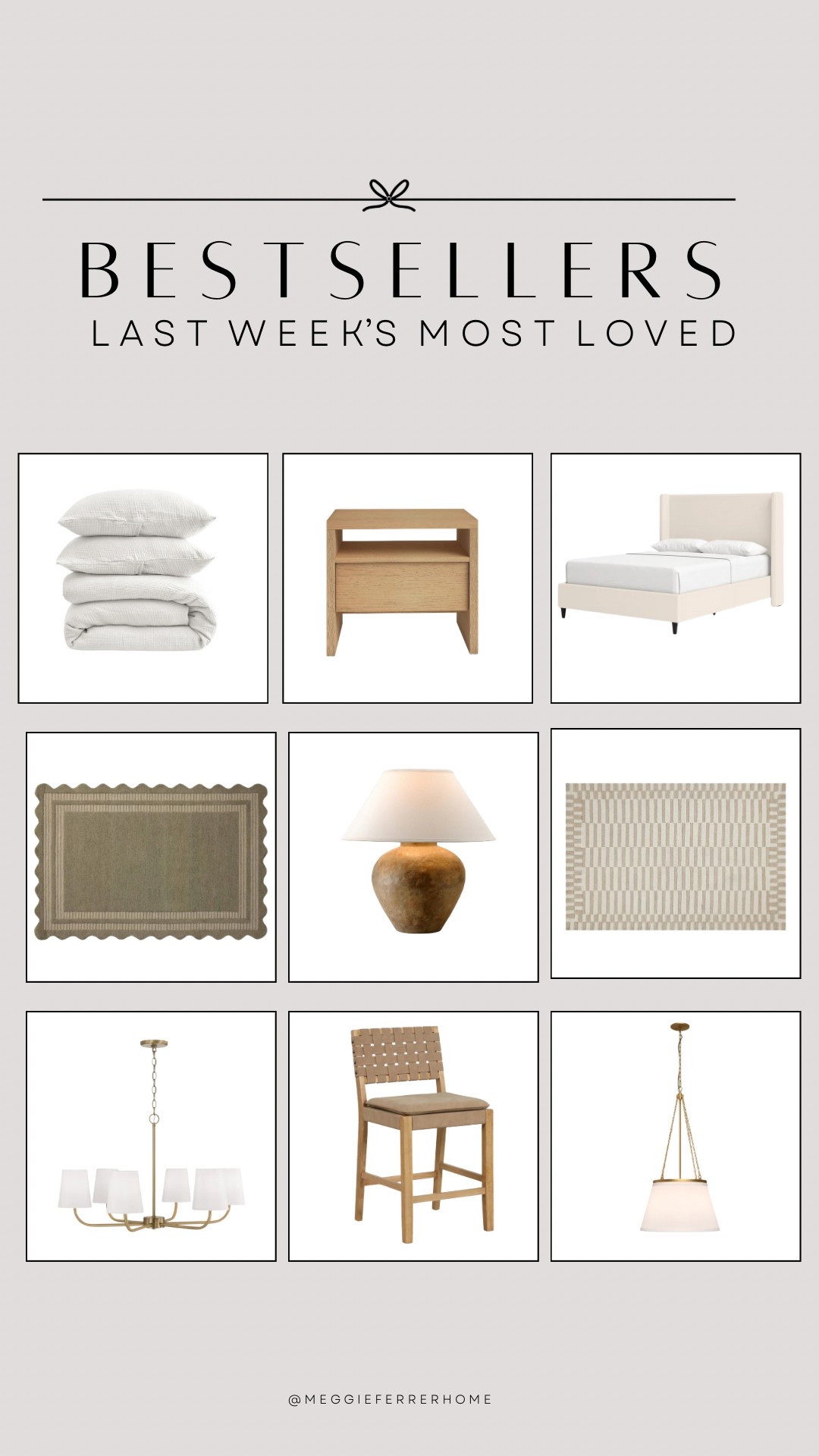 Here are your most-loved finds from last week 🫶
So many of my personal faves made the list, from cozy bedding to that gorgeous scalloped rug and the prettiest light fixtures.
Everything is neutral, timeless, and fits right in with that cozy modern organic vibe we all love 🤍

#LTKhome #modernorganic #neutralhome #bestsellers #homestylingfinds #cozyneutralstyle #earthytoneaesthetic #interiordetails #LTKroundup #neutralvibes #homefavorites




#LTKHome #LTKSaleAlert #LTKSummerEdit