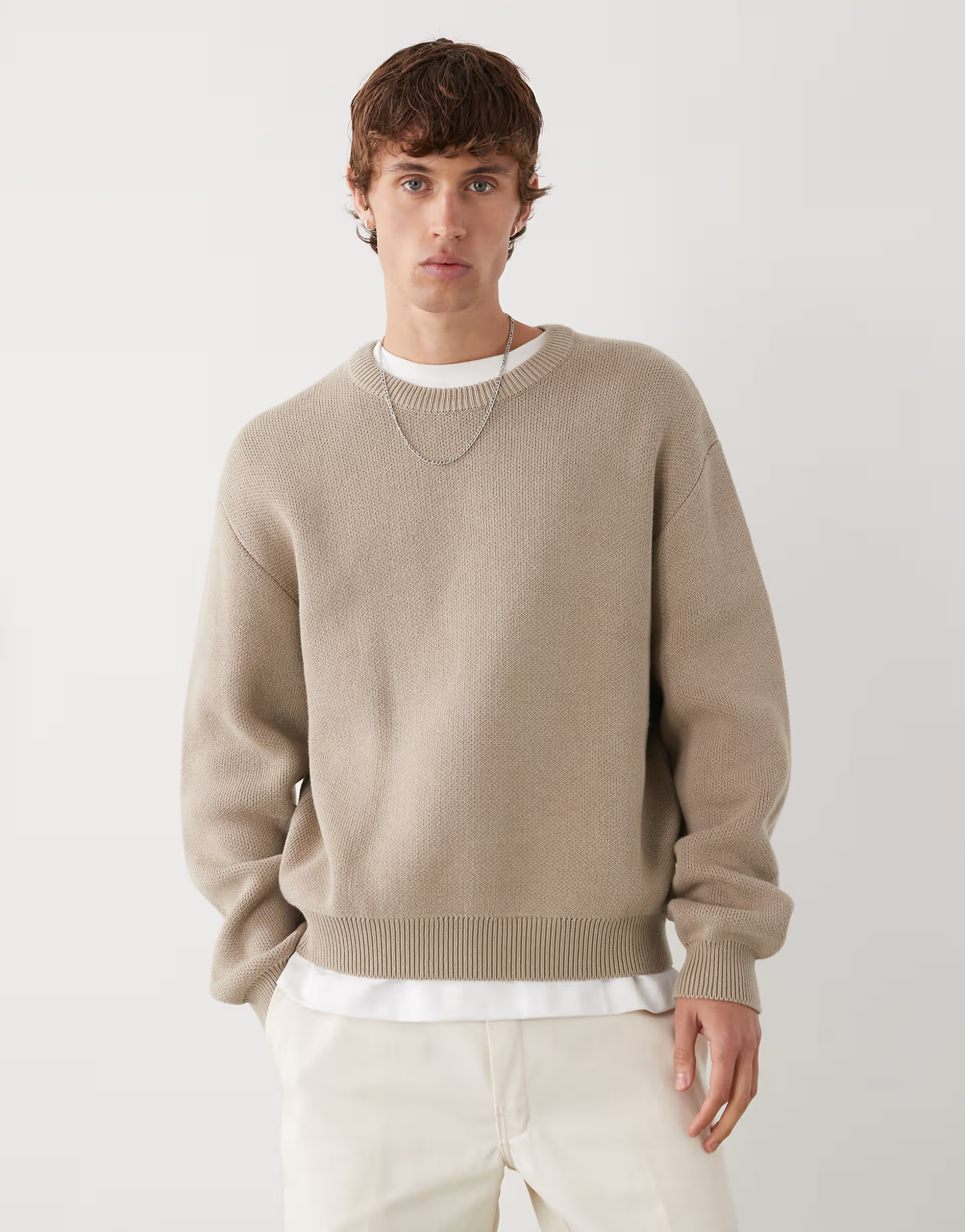 Weekday jumper in beige exclusive to ASOS | ASOS | ASOS (Global)