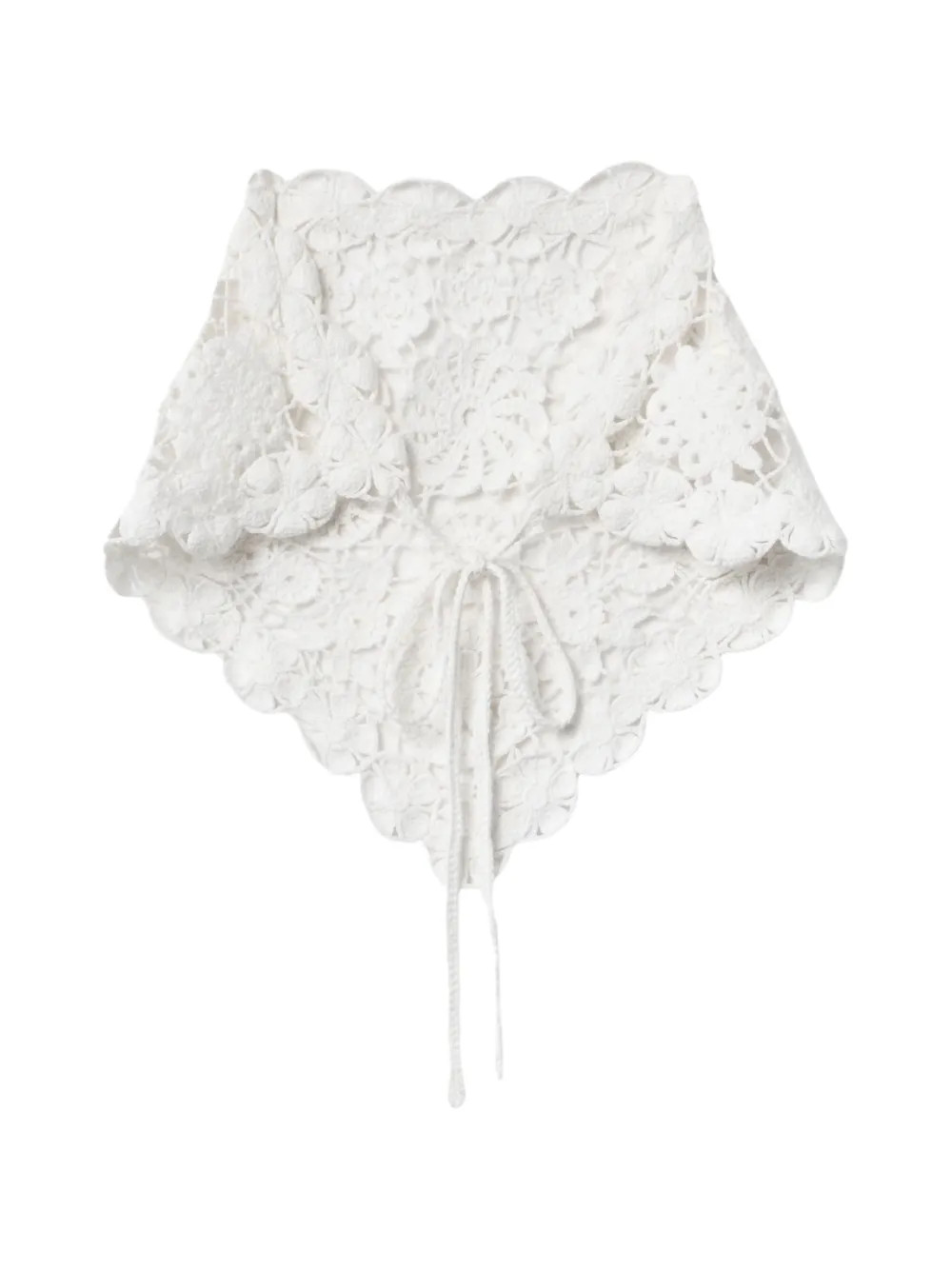 Self-Portrait Accessorio Per Capelli Con Orlo a Smerlo | Bianco | FARFETCH IT | Farfetch Global