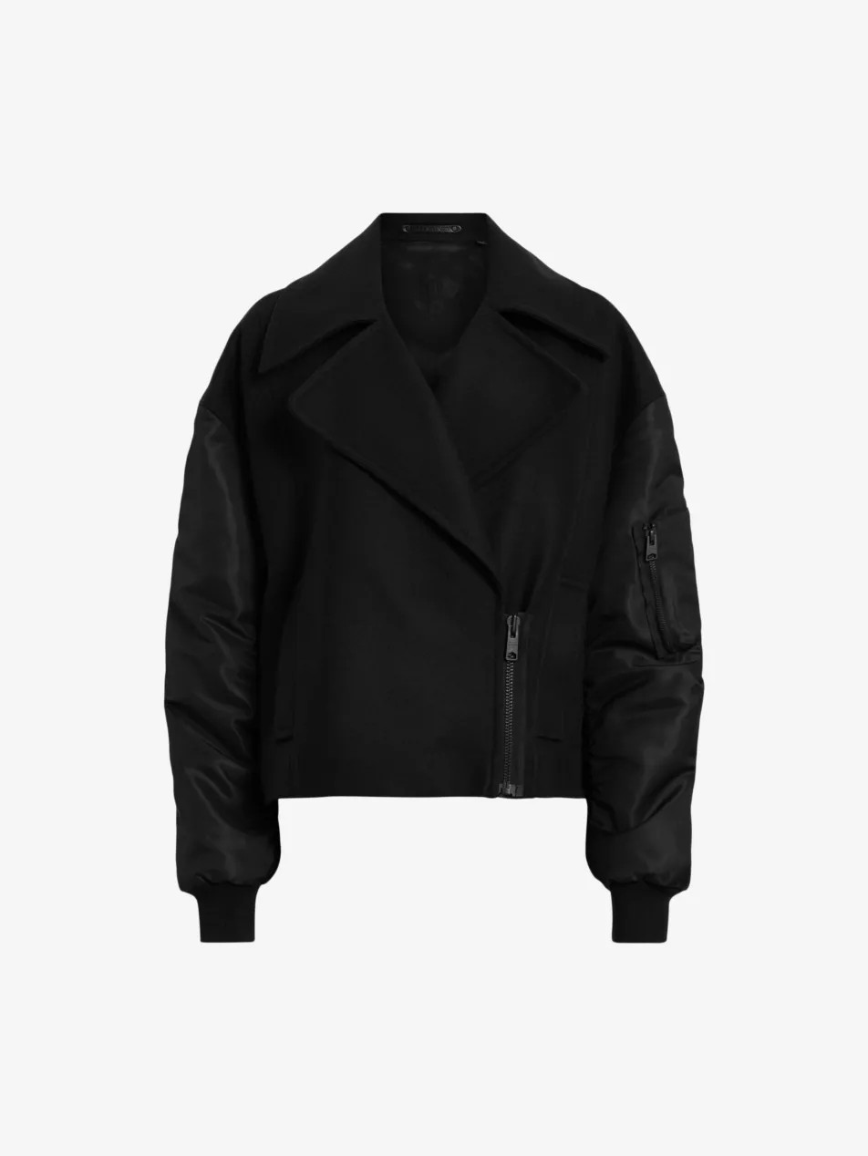 Orla relaxed-fit cropped wool and cashmere-blend jacket | Selfridges