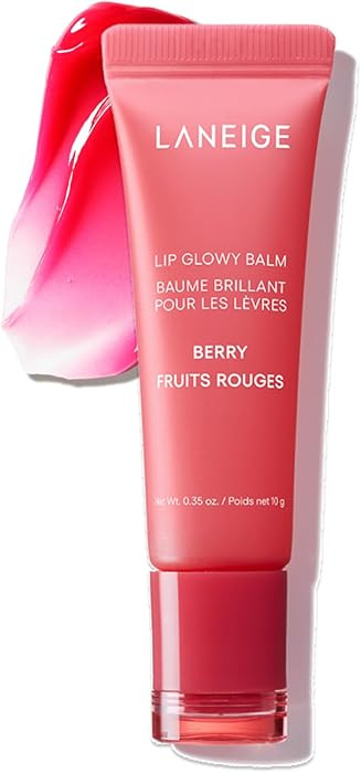 LANEIGE Lip Glowy Balm: Sheer Tinted Lip Moisturizer with Shea Butter, for Hydrating Shine & Soft... | Amazon (US)