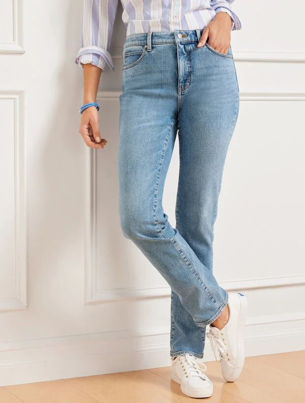 Straight Leg Jeans - Carolina Wash | Talbots