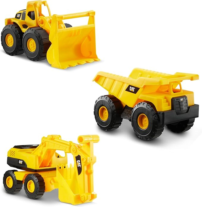 Cat Construction 7" Dump Truck, Loader & Excavator toys Combo Pack | Amazon (US)