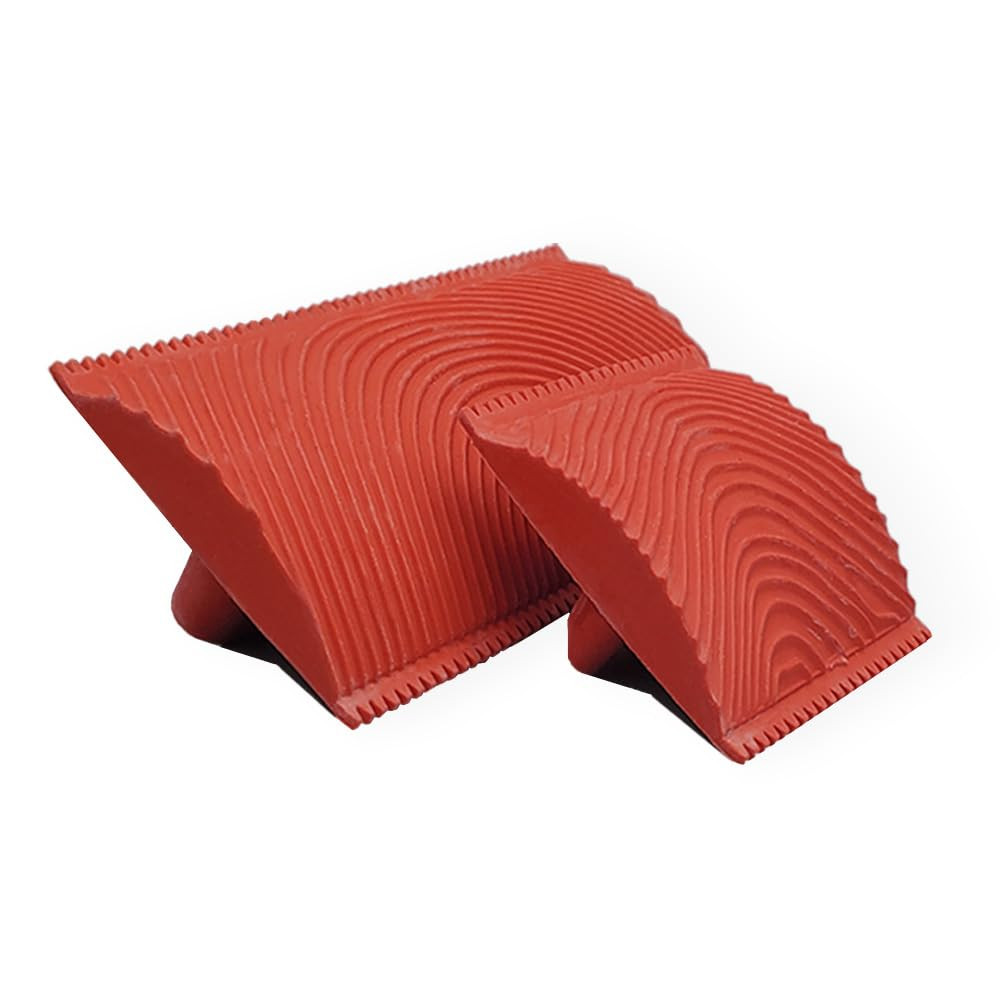 Retique It Wood Grain Tool Set, Washable Rubber Graining Tools, Red, 3-Inch and 6-Inch, 2 Pieces ... | Amazon (US)