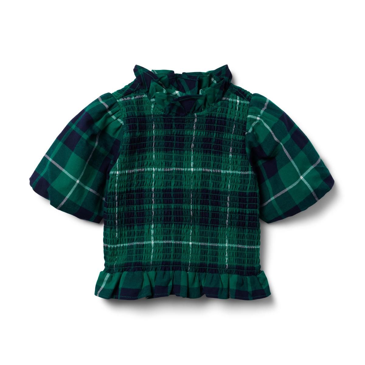 The Tartan Holiday Smocked Top | Janie and Jack