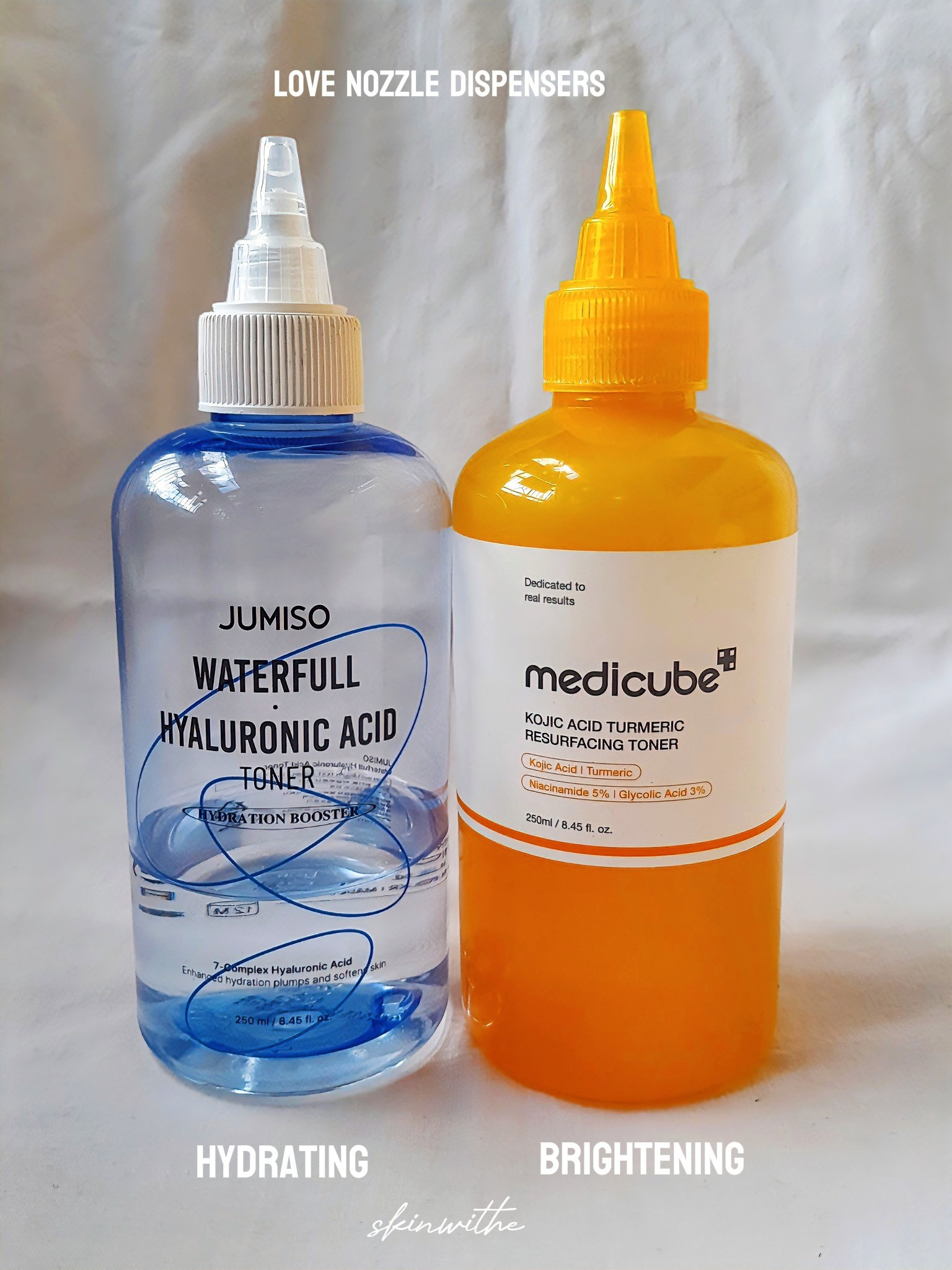 Love nozzle dispensers they make it so much easier 💙🧡Korean skincare kbeauty 

#LTKGiftGuide #LTKHoliday #LTKBeauty