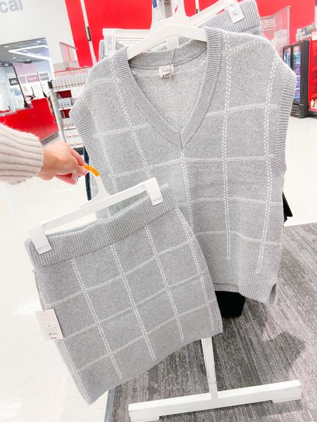 A New Day Sweater Checkered Sweater Vest and Matching Mini Skirt #anewday #targetfashion #sweatervest #miniskirt #falloutfits #falllooks

#LTKworkwear #LTKunder50 #LTKHoliday