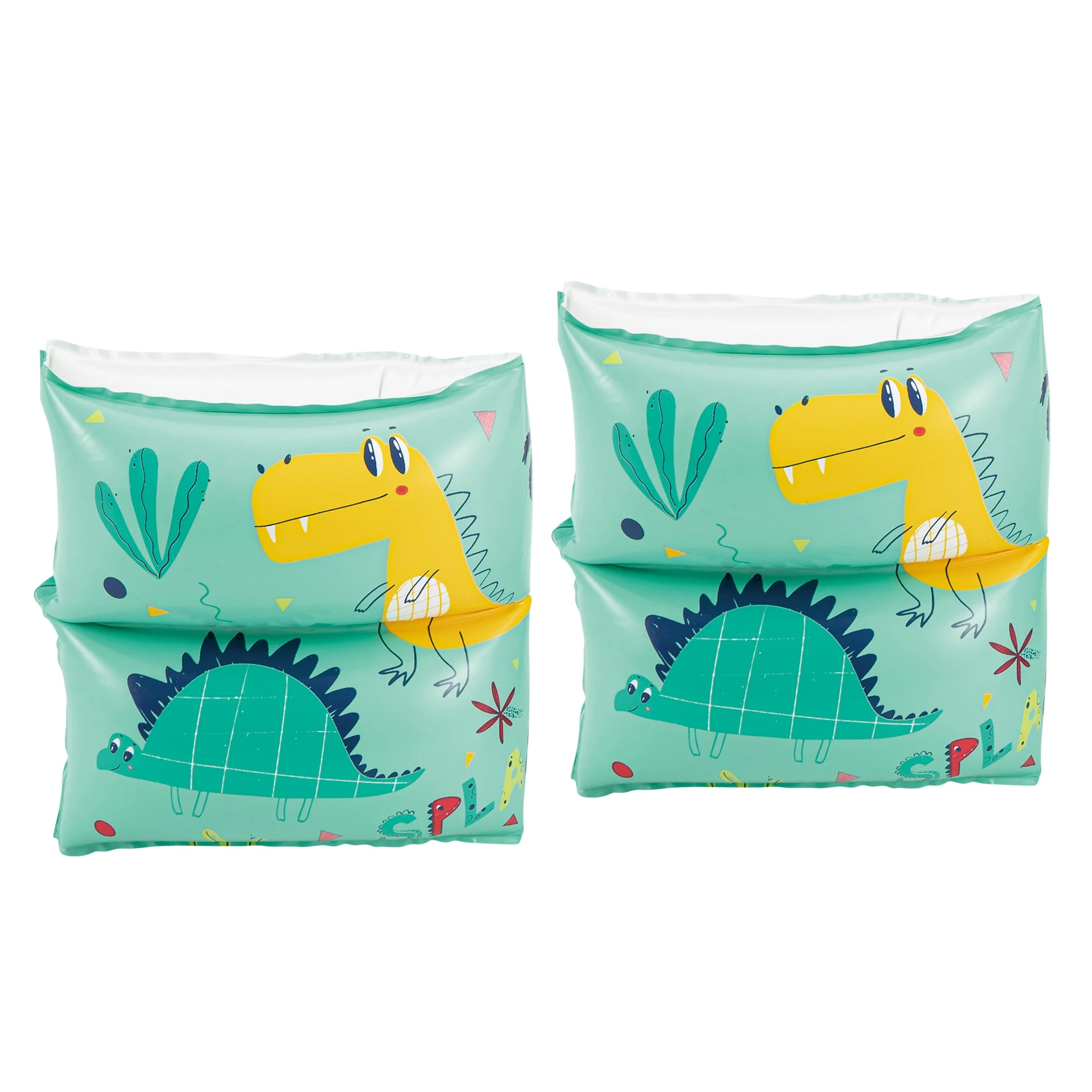 Bluescape Blue Dino Inflatable Printed Kids Armbands for Swimming & Floating, Ages 3 to 6, Unisex | Walmart (US)