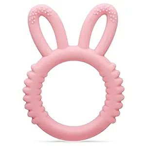MISSLILI Silicone Babies Teethers Baby Teething Toys for Soothe Massage Sore Gums for 3-12 Months... | Amazon (US)
