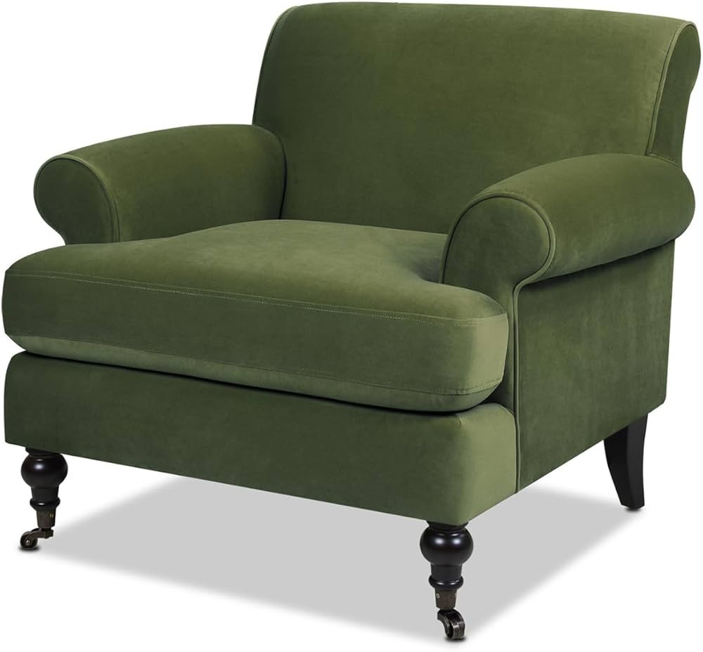 Jennifer Taylor Home Alana French Country Living Room Accent Arm Chair with Metal Casters, 1-Seat... | Amazon (US)