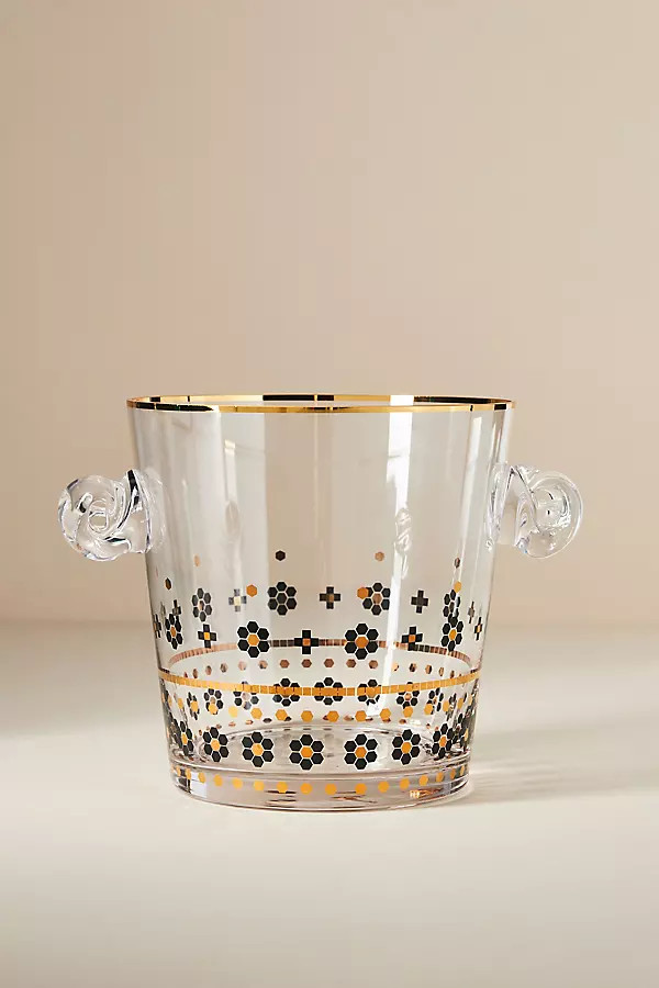 Bistro Tile Ice Bucket | Anthropologie (US)