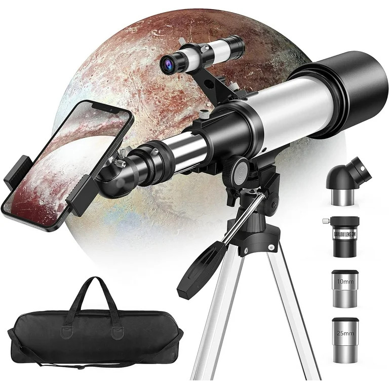 Juyafio Telescope, 70mm Aperture Telescopes for Astronomy, 16X-120X Magnification Telescopes for ... | Walmart (US)