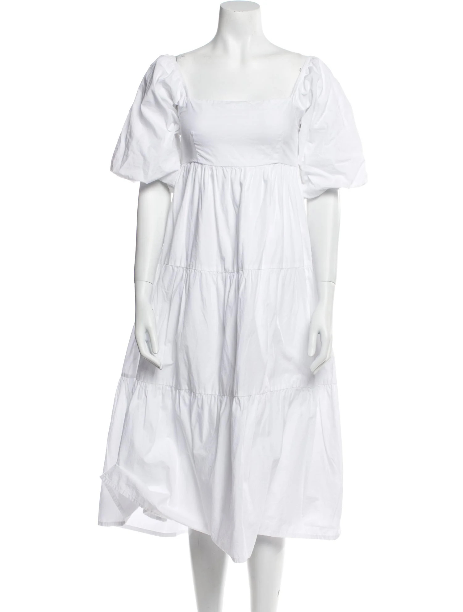 Square Neckline Knee-Length Dress | The RealReal