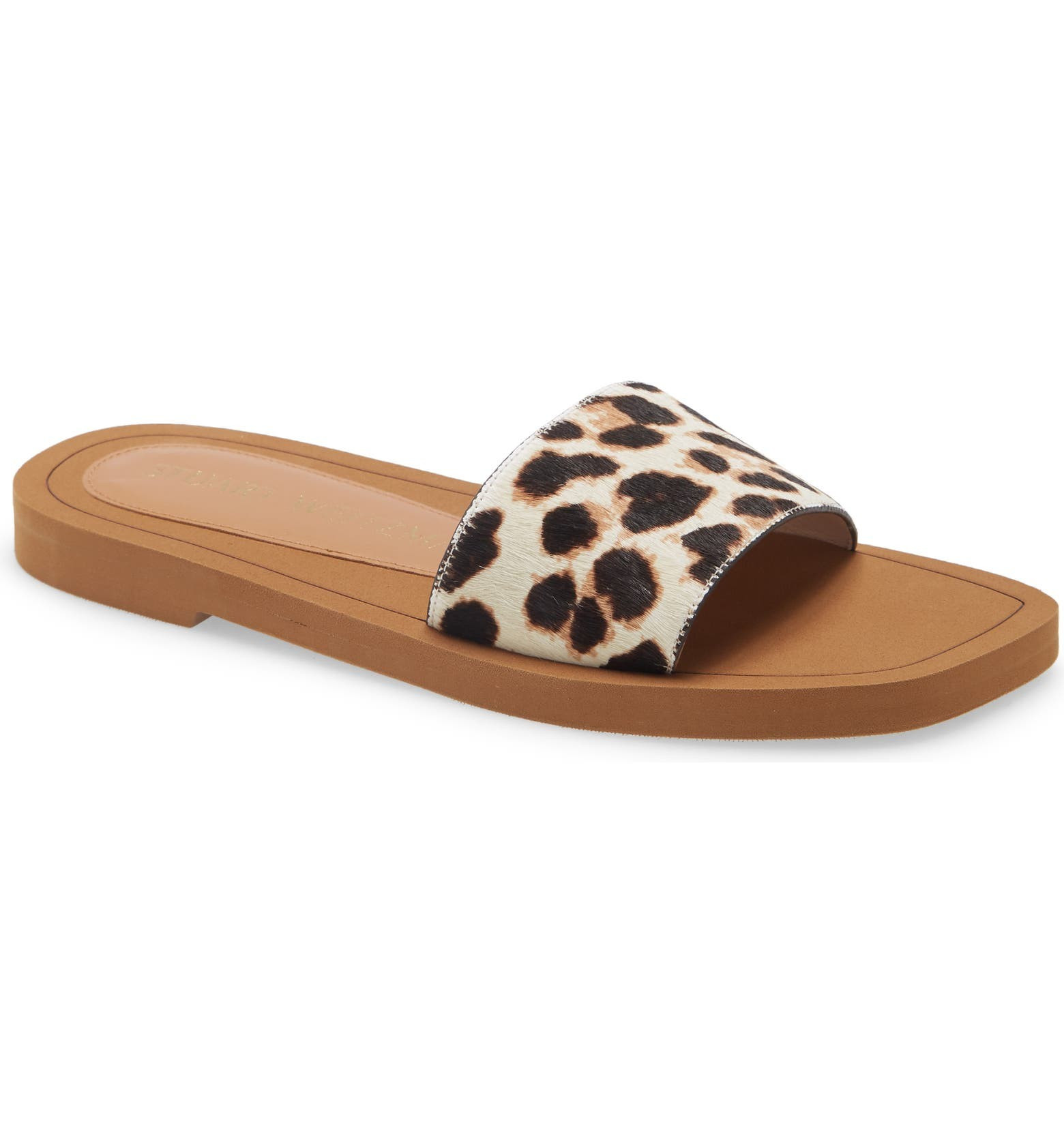 Delilah Genuine Calf Hair Slide Sandal | Nordstrom | Nordstrom