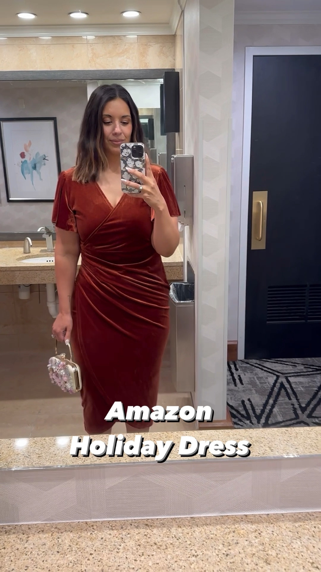 How BEAUTIFUL is the velvet dress from Amazon? Perfect for a holiday party, special event of even a wedding! Lots of
Colors available. 

This does have a bit of stretch to it and has a zipper on the side. I ordered a size large and was able to fit in it comfortably. 

Wore my SKIMS full bodysuit under and felt so snatched and secured all night! I have a full review of SKIMS shapewear on my YouTube channel (Esperanza H) 



#holidaydress
#dress
#amazon 
#christmasparty
#velvetdress
#affordabledress
#under$40
#sparkle shoes
#midsize 
#plussize
Velvet dress
Affordable Dress
Christmas Dress
Modest Dresses
Holiday Dresses 

#LTKHoliday #LTKmidsize #LTKfindsunder50