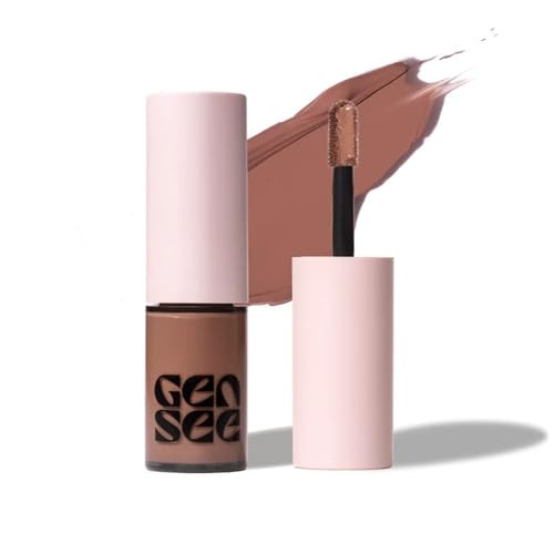 Gen See Mixed Media Matte Liquid Eyeshadow, Shroom – Weightless Long Lasting Matte Eye Color, High Pigment Multi-Use Makeup for Eyes Cheeks Lips, Vegan Cruelty-Free, Made in Italy | Amazon (US)