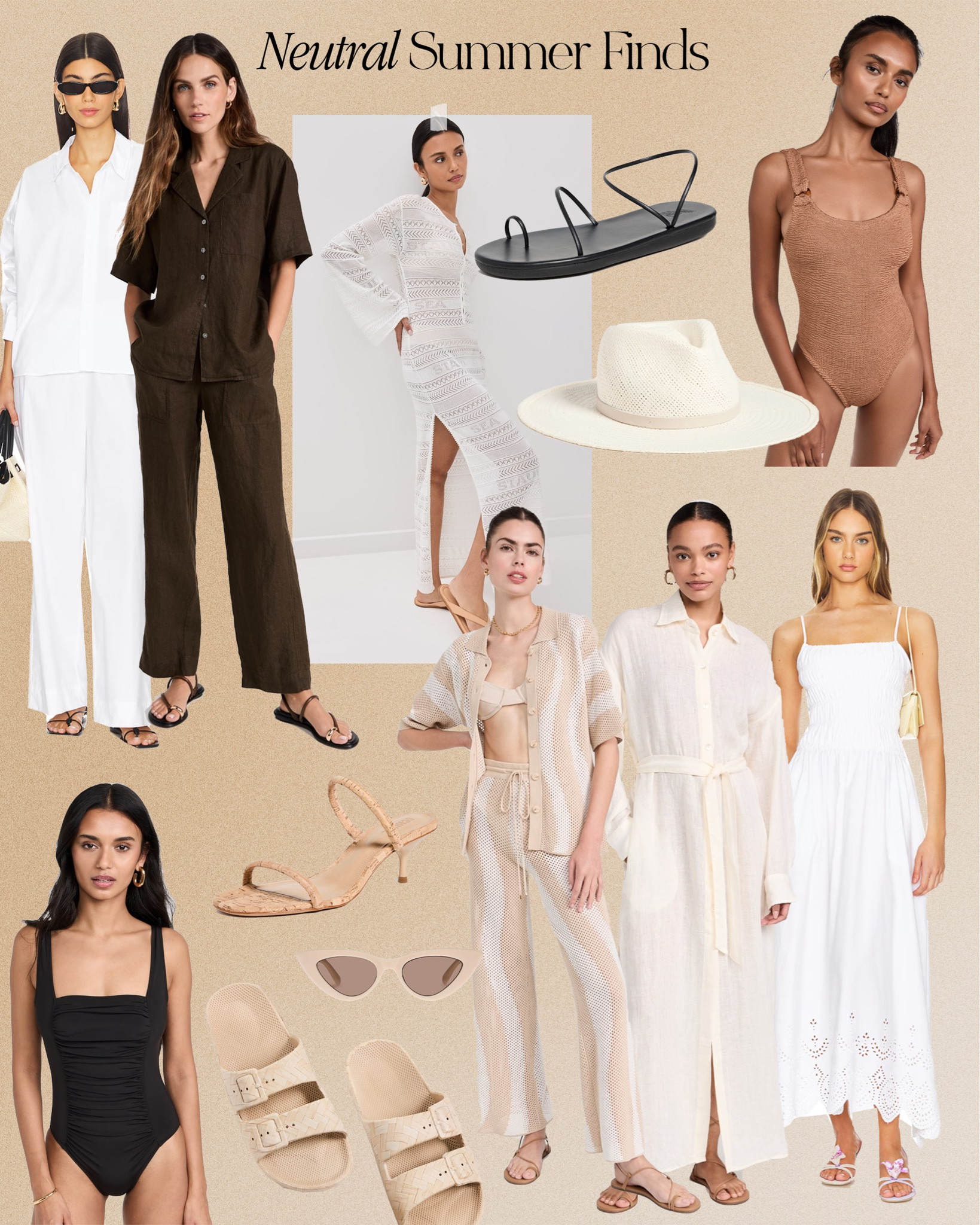 Neutral summer finds 🤎