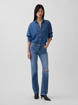 Low Rise '90s Slim Straight Jeans | Gap (US)