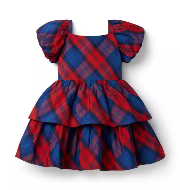 The Tiered Tartan Party Dress | Janie and Jack