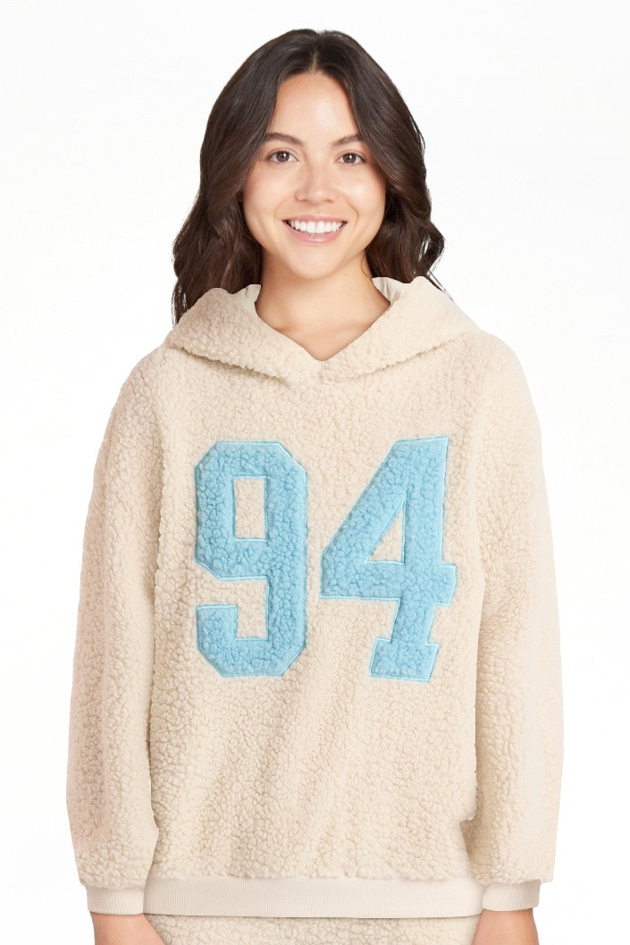 No Boundaries Embroidered Plush Pullover Hoodie, Women's | Walmart (US)