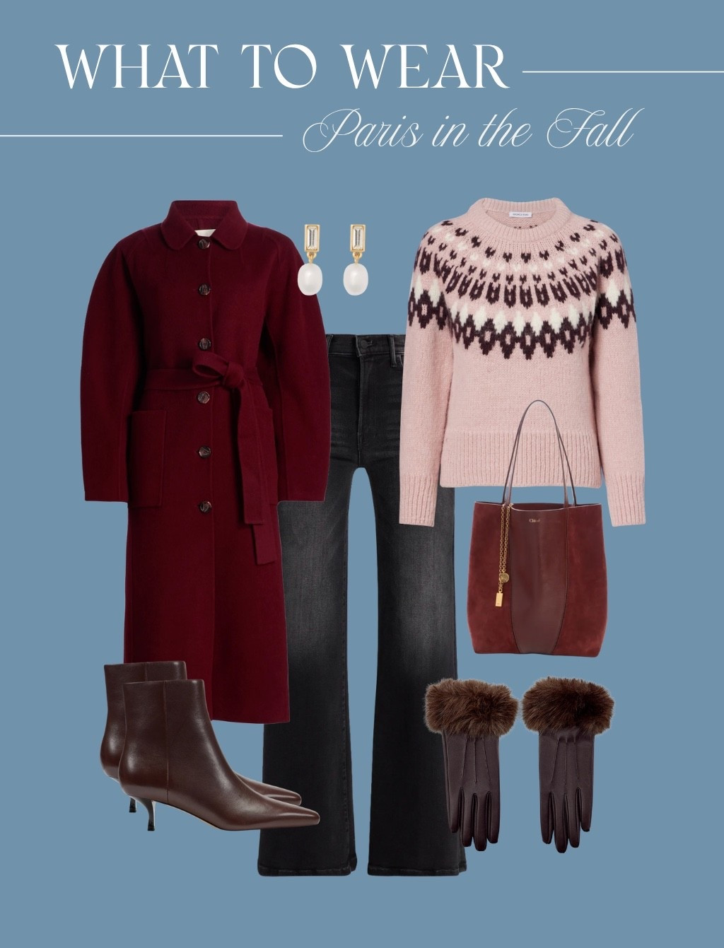 What to wear this season! I’m in Paris this week and spotting so many fun winter trends. I love this pink fairisle sweater, and this new coat is gorgeous!🤍

#LTKSeasonal #LTKOver40 #LTKStyleTip