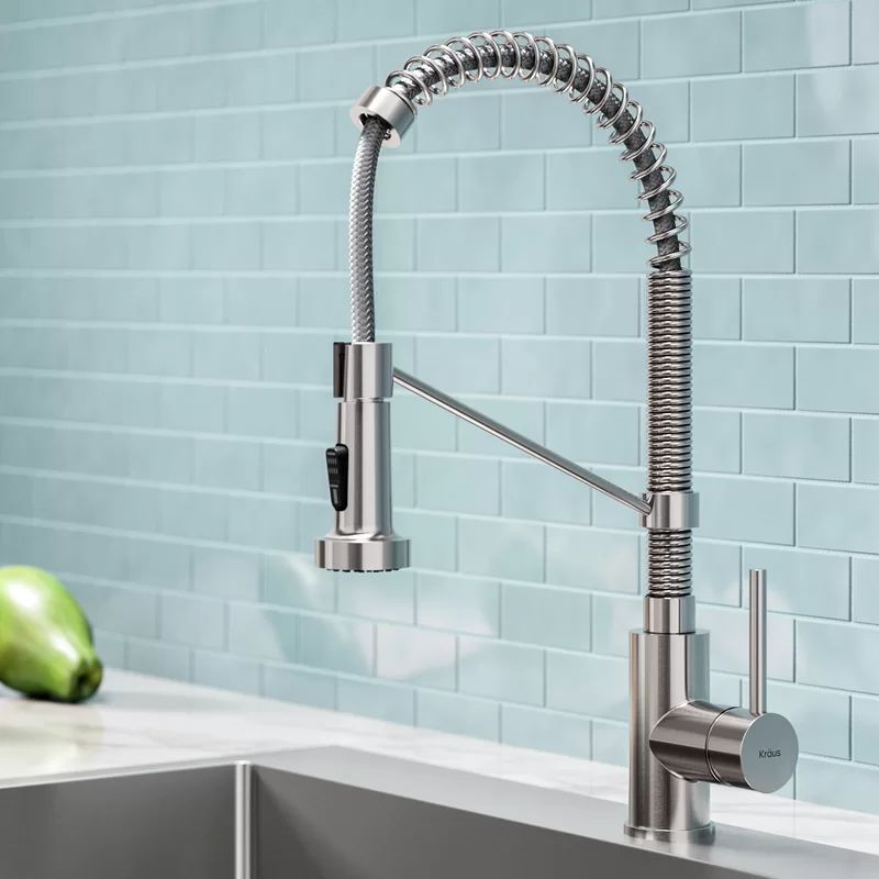 KPF-1610SS Bolden Pull Down Single Handle Kitchen Faucet | Wayfair North America