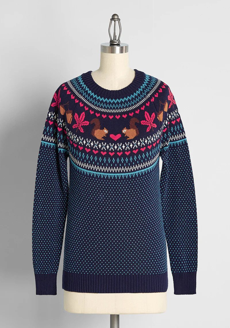 Be-leaf Me When I Say Fair Isle Sweater | ModCloth