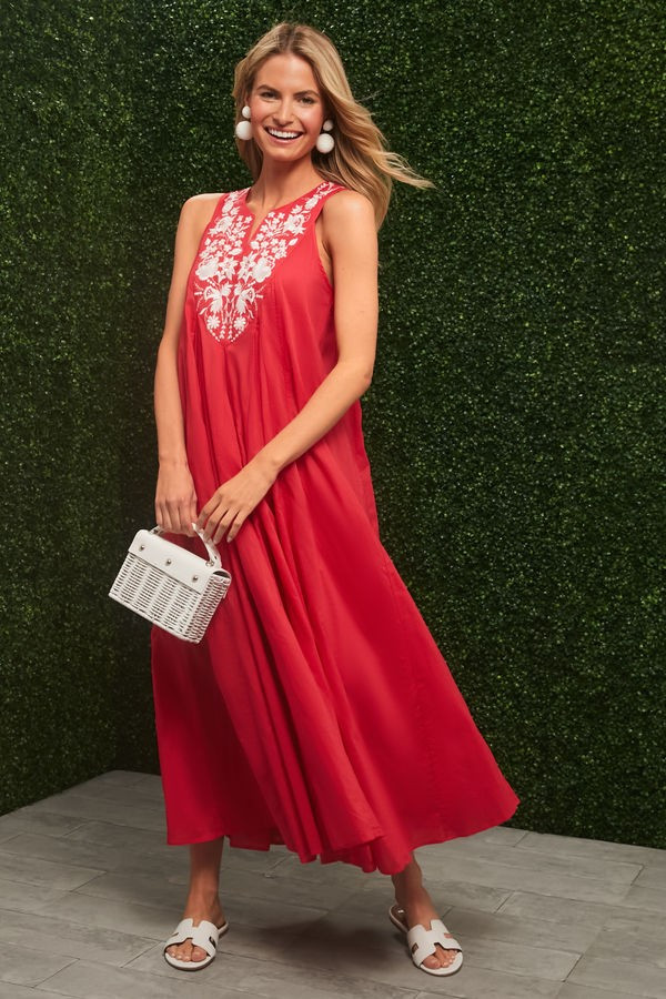 Red Cyprus Maxi Dress | Tuckernuck (US)