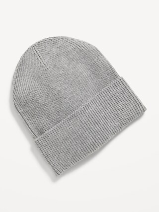 Wide-Cuff Ribbed Beanie for Men | Old Navy (US)