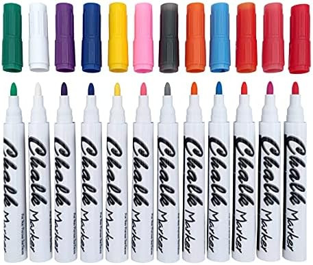 Volcanics Liquid Chalk Markers for Chalkboard Glass Markers Chalkboard Markers Wet Erase Markers, 2M | Amazon (US)