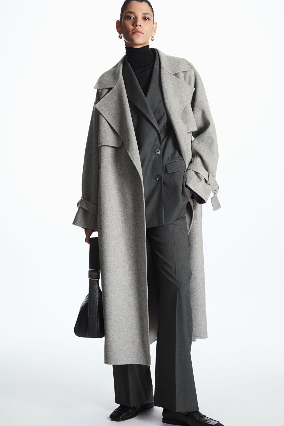DOUBLE-FACED WOOL TRENCH COAT | COS UK