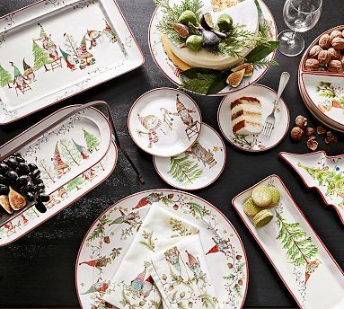 Forest Gnome Stoneware Dinnerware Collection | Pottery Barn (US)