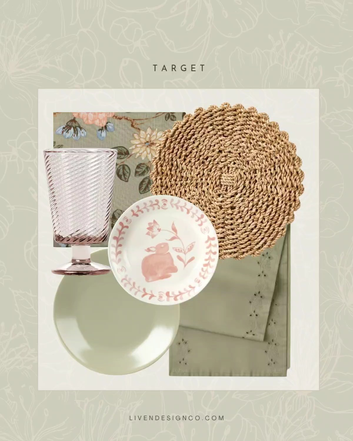Target Easter dining. Table setting. Tablescape 

#LTKSeasonal #LTKHome #LTKSaleAlert