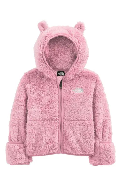 The North Face Baby Bear Hooded Fleece Jacket in Cameo Pink at Nordstrom, Size 6-12M Us | Nordstrom