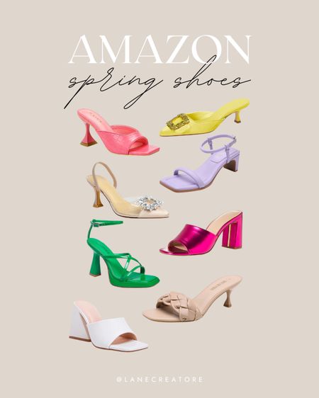 Amazon spring and summer shoes.💘 #springfashion

Cute trendy shoes. Colorful heels. Pink shoes. Shoes Inspo. Spring shoes. Best Amazon heels. 

#LTKunder50 #LTKunder100 #LTKshoecrush