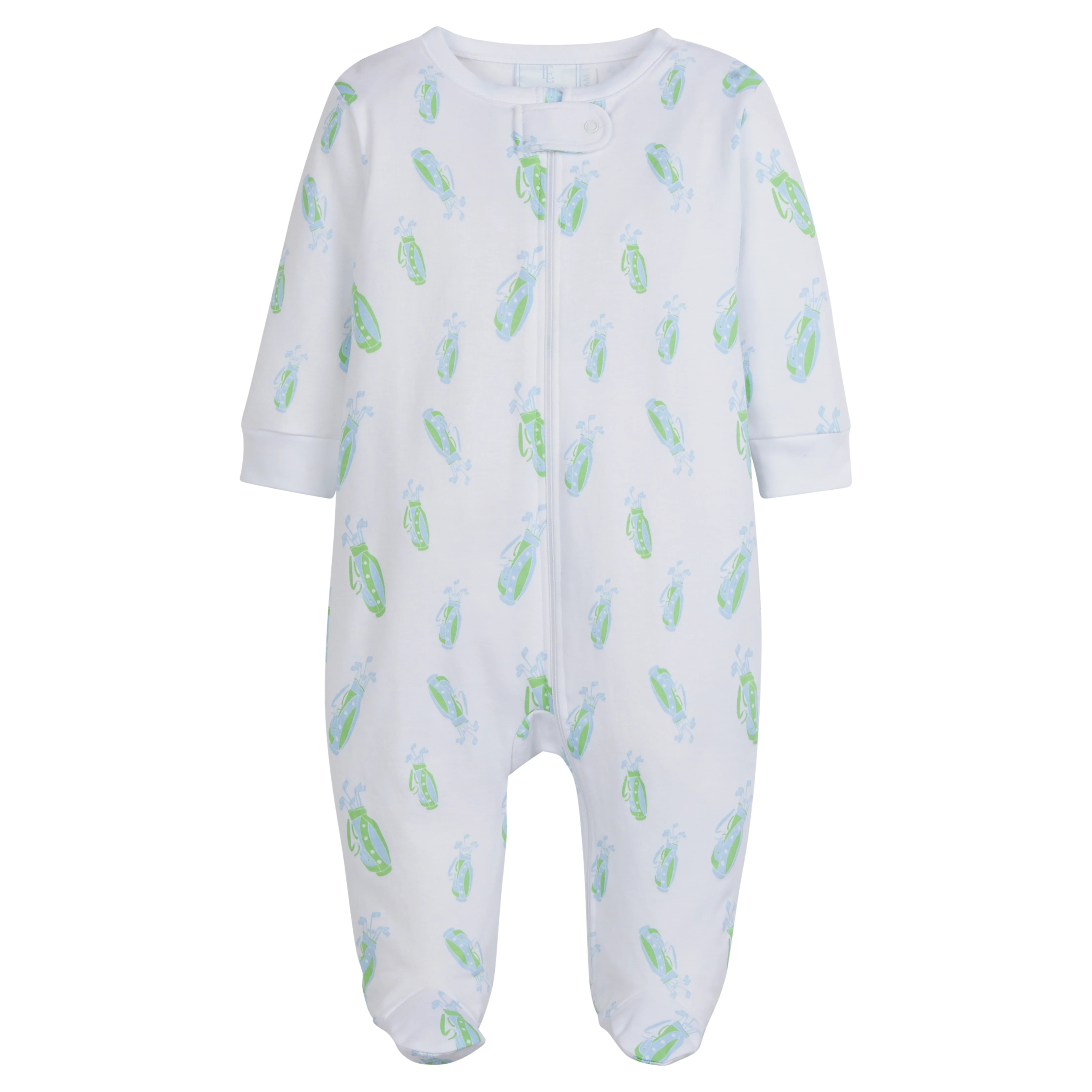Boy's Golf Zippered Footies - Children's PJs | Little English