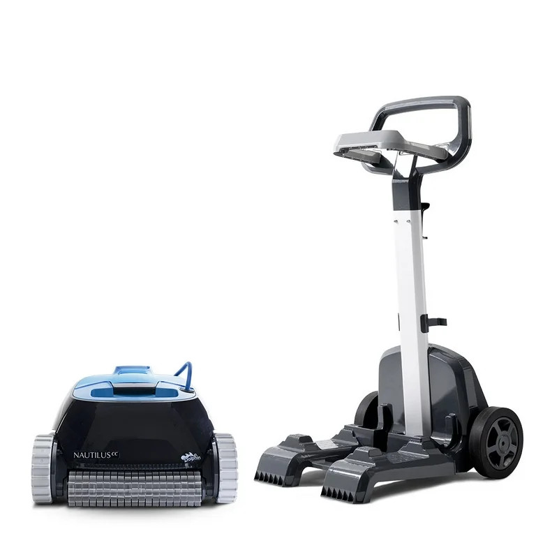 Dolphin Nautilus CC Robotic Pool Vacuum Cleaner with Universal Caddy \u2014 Easy to Transport and... | Walmart (US)