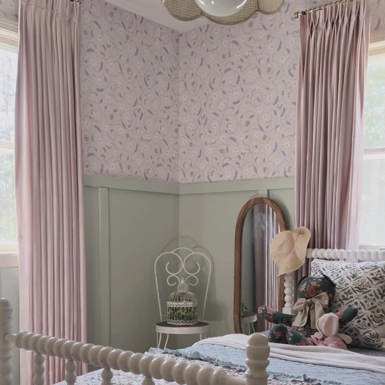 Laura Crystal Velvet Curtains | Curtarra