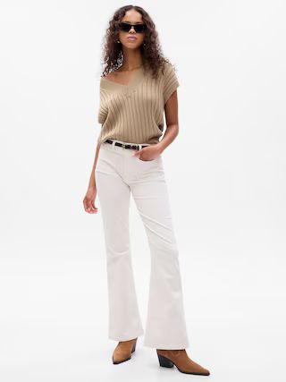 High Rise Corduroy &apos;70s Flare Pants | Gap (CA)