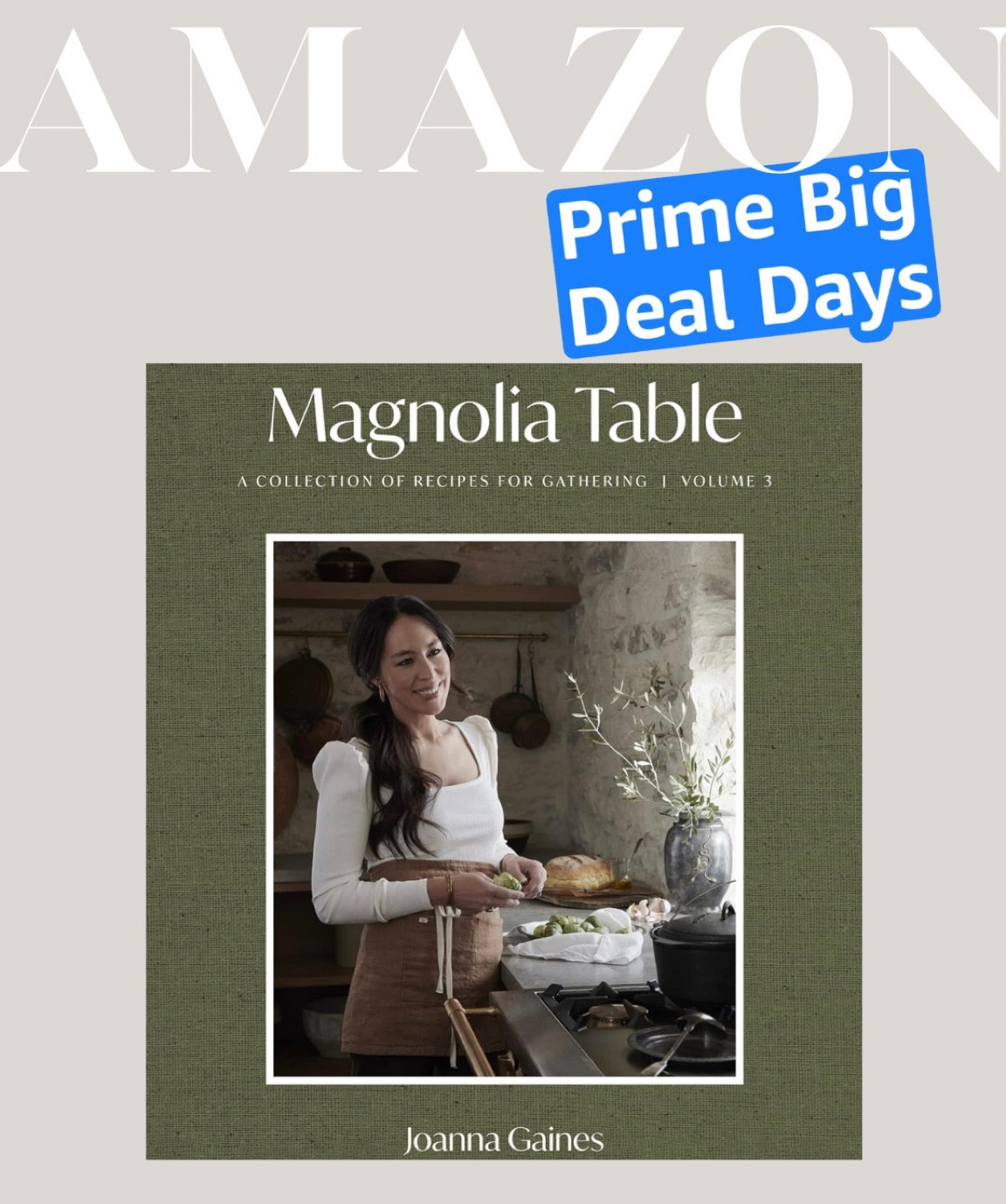 The latest version of Joanna Gaines Magnolia Table cookbooks is FIFTEEN DOLLARS. This would make a great gift too! 

#LTKsalealert #LTKhome #LTKxPrime