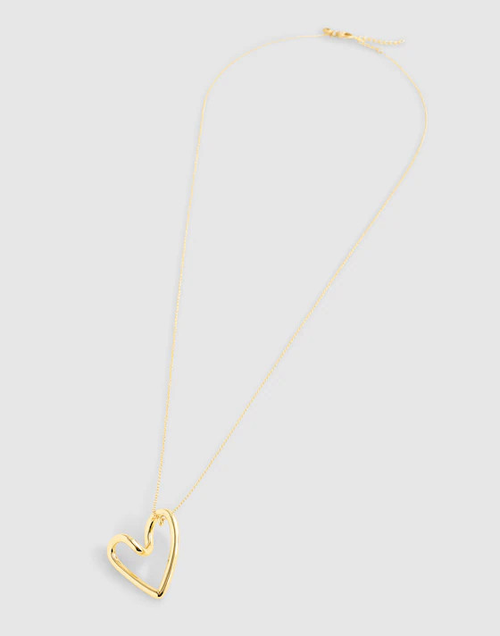 Looped Heart Pendant Necklace | Madewell