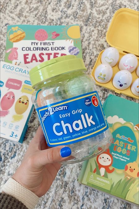 Here’s another Easter basket idea for toddlers - sidewalk chalk with an easy grip handle for those little hands! Linking it here for you all along with some other Easter gift ideas for 1 year olds and 2 year olds. 🐰🧺🐣

#LTKSeasonal #LTKbaby #LTKfamily