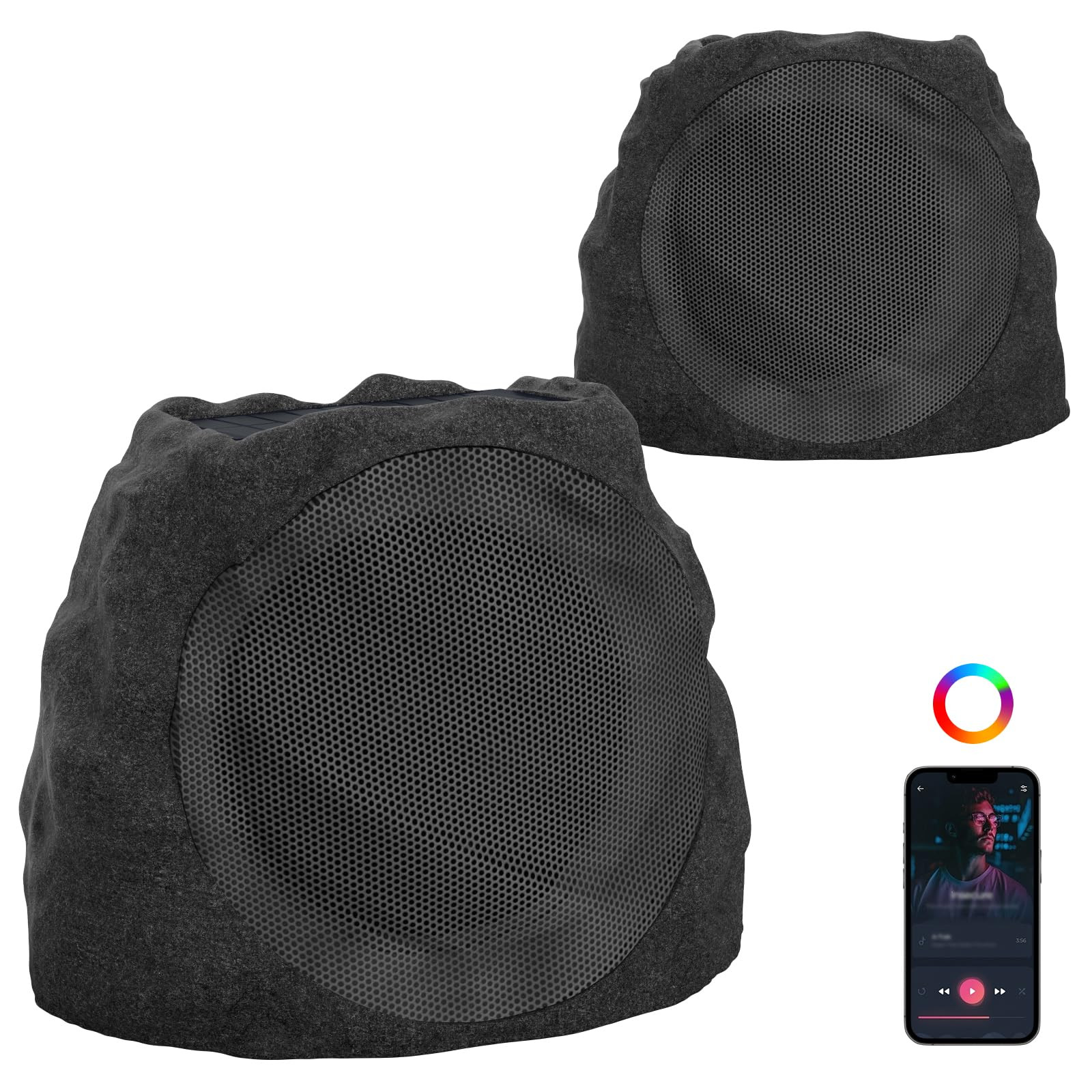 Outdoor Speakers Bluetooth Waterproof Patio TWS Connection Outdoor Bluetooth Speakers Wireless So... | Amazon (US)