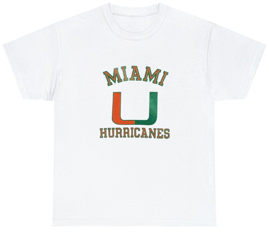 University of Miami Hurricanes Shirt the U Miami Style Florida - Etsy | Etsy (US)