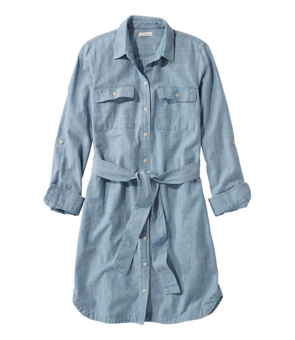 Women's Signature Camp Shirt Dress, Button-Front | L.L. Bean